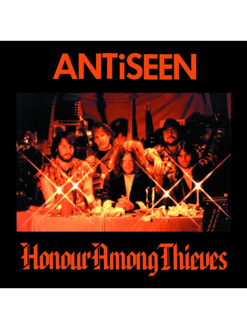 ANTISEEN - HONOUR AMONG THIEVES LP VINYL RECORD Orange/Red Swirl Vinyl punk rock